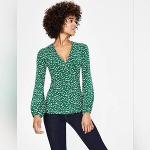 Boden Elodie Wrap Top Size 2